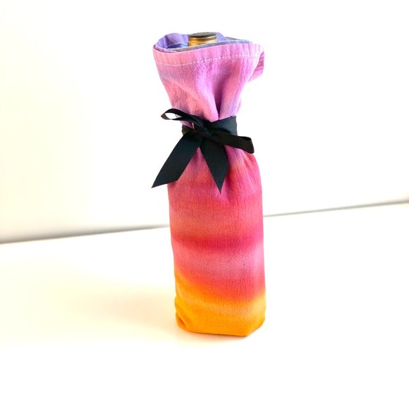 COPY - Furoshiki Hand Rainbow Hand Dyed Scarf or Gift Wrapping Cloth - Picture 4 of 6